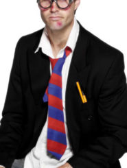 Red and Blue School Tie Accessory