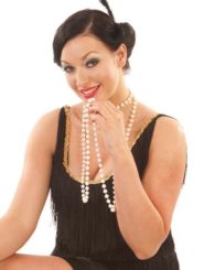 1920s Flapper Beads Necklace Accessory