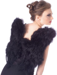 Soft Black Angel Wings